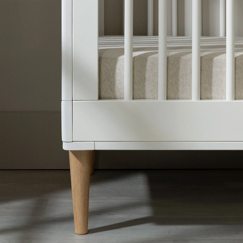 Crib 3-1 White Cotton Candy