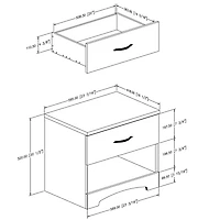 Step One 1-Drawer Nightstand