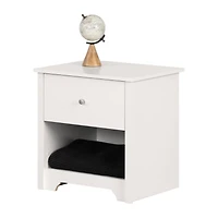Vito 1-Drawer Nightstand - Pure White