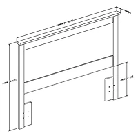 Vito Double Headboard - Pure Black