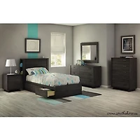 Fynn 5-Drawer Chest - Gray Oak