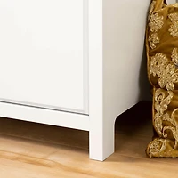 Cotton Candy Changing Table with Station - Pure White