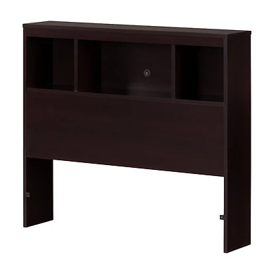 Spark Twin Bookcase Headboard - Chocolate