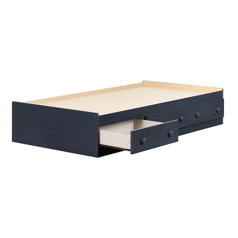 Twin Bed with Trawers Summer Breeze - Blueberry