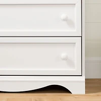 Savannah 4-Drawer Chest - Pure White