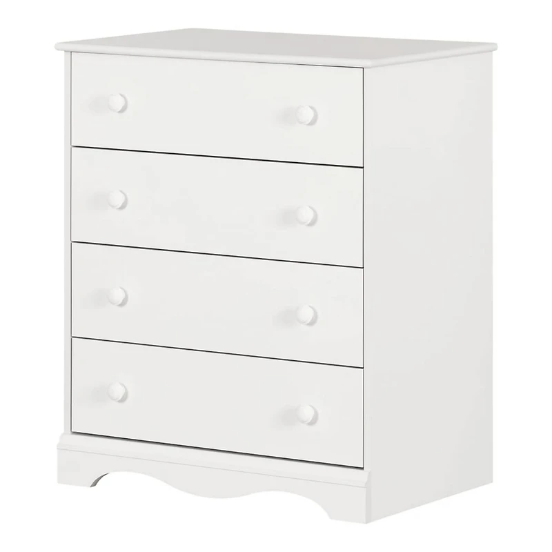 Angel 4-Drawer Chest - Pure White