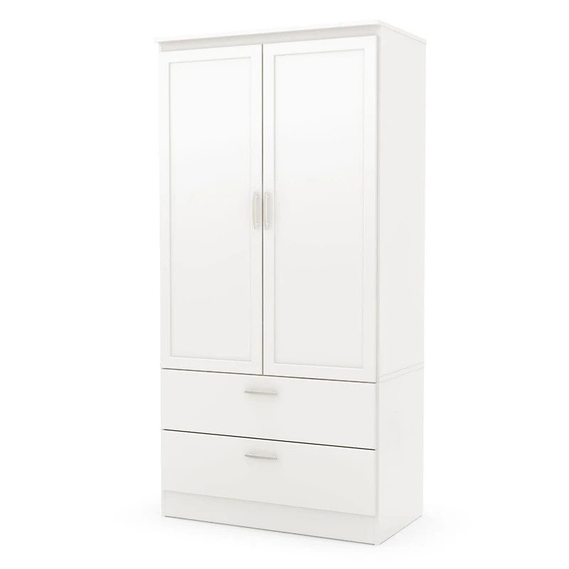Armoire Penderie - Acapella Blanc Solide