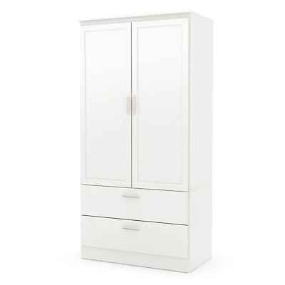 Armoire Penderie - Acapella Blanc Solide