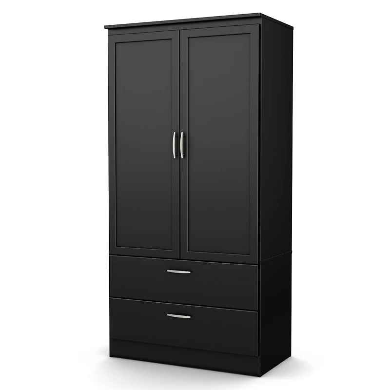 Wardrobe Armoire - Acapella Pure Black