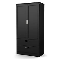 Wardrobe Armoire - Acapella Pure Black