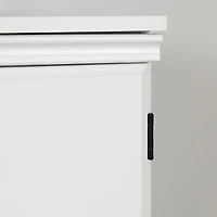 Small 2-Door Storage Cabinet - Morgan Pure White