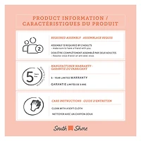 Table de Travail avec Rangement - Artwork Blanc Solide