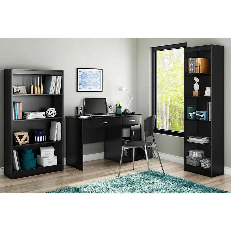 Bureau de Travail - Axess Noir Solide
