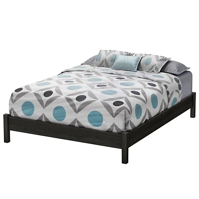 Step One Queen Platform Bed on Legs - Gray Oak