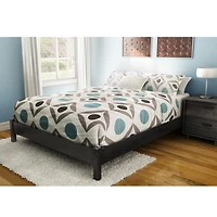 Step One Queen Platform Bed on Legs - Gray Oak