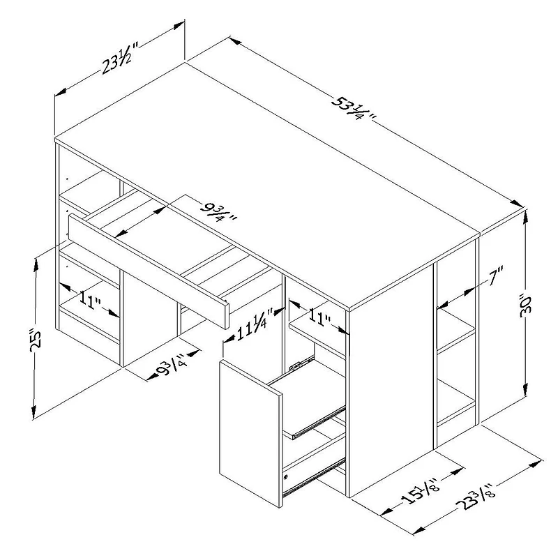 Crea Craft Table - Pure White