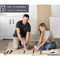 Lit Simple Matelot 3 Tiroirs - Fusion Blanc solide