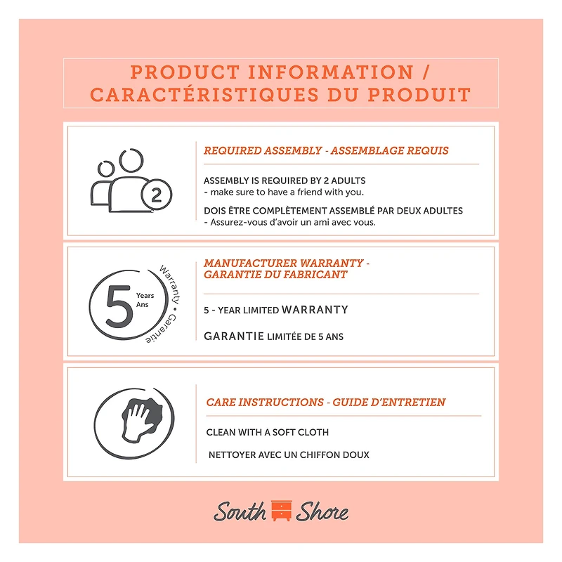 Lit Simple Matelot 3 Tiroirs - Fusion Blanc solide