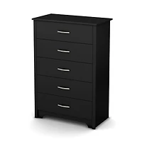 5-Drawer Chest - Fusion Pure Black