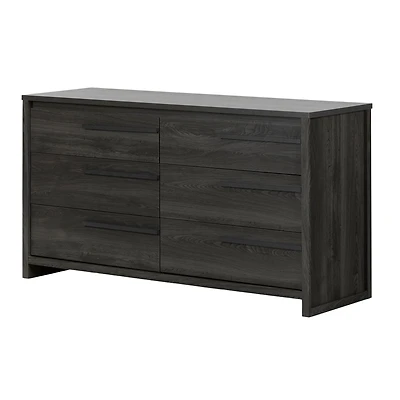 6-Drawer Double Dresser - Tao Gray Oak