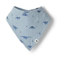 3-Pack Organic Cotton Bibs - Dinos