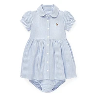 Robe Oxford Rayée 6-24mois