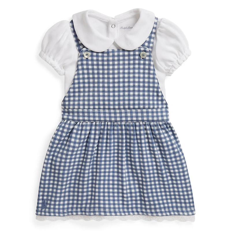 Robe Deux Pièces Gingham 6-24mois