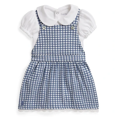 Robe Deux Pièces Gingham 6-24mois