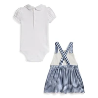 Robe Deux Pièces Gingham 6-24mois