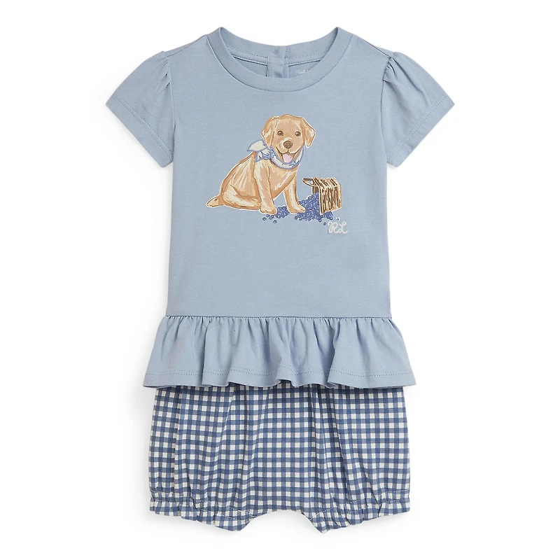 Ensemble Short Chien Mignon 6-24mois