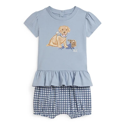 Ensemble Short Chien Mignon 6-24mois