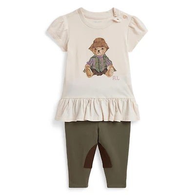 Polo Bear Pant Set 6-24m