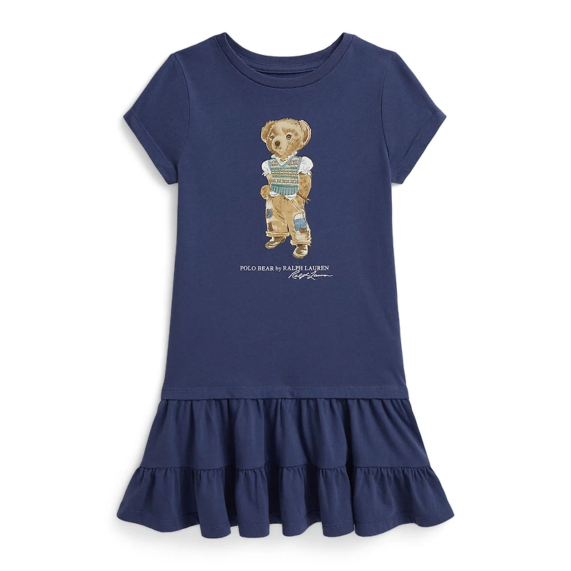 Polo Bear Frill Dress 2-6