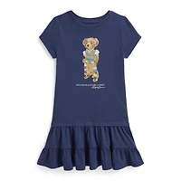 Polo Bear Frill Dress 2-6