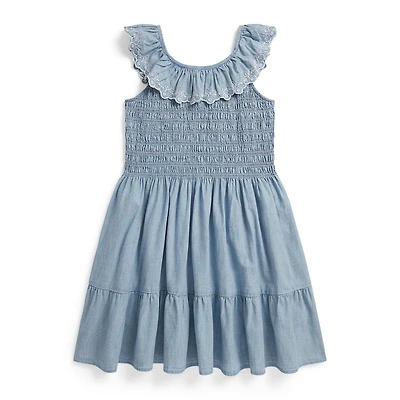 Chambray Dress 7-16y