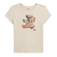 Quilt Bear T-shirt 7-16y