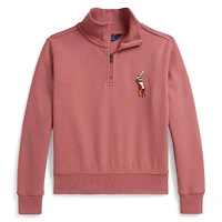 Gilet Ouaté Demi Zip Polo 7-16ans