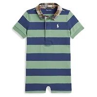 Stripe Polo Romper 6-12m