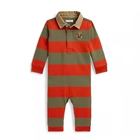 Stripe Jersey Coverall 6-12m