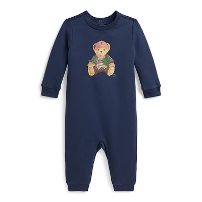 Polo Bear Fleece Coverall Nb-9