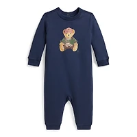 Polo Bear Fleece Coverall Nb-9
