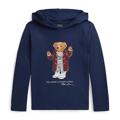 Tshirt Capuchon Ours Polo 8-16ans