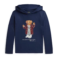 Tshirt Capuchon Ours Polo 8-16ans