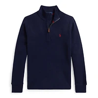 Gilet Demi Zip Côtelé 8-16ans