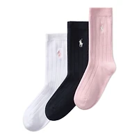 Classic Crew Socks (3) 4-11y