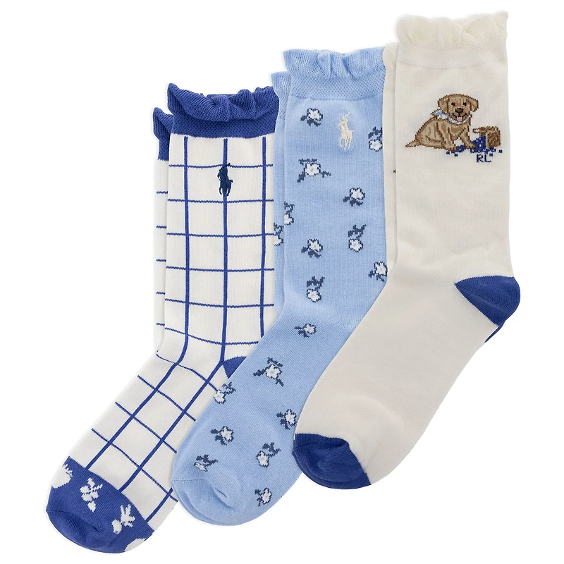 Blueberry Dog Socks (3) 4-11y