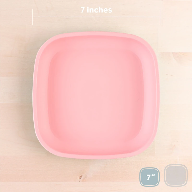 Assiette Plate 7" - Rose Glacé