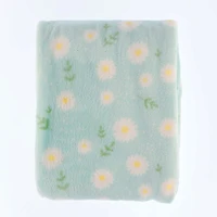 Soft Flannel Blankets Daisies