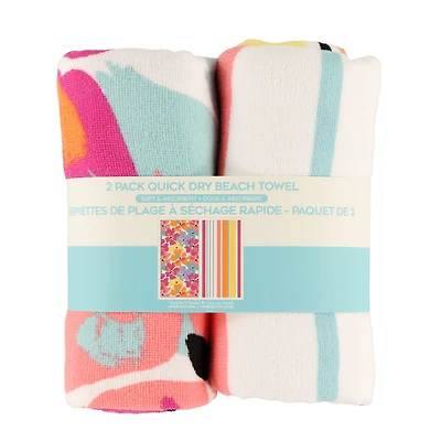 Towels (2) -  Blossom Stripe
