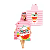 Kid Hooded Towel - Summer Kitty